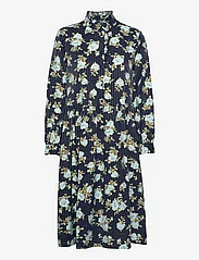 MSCH Copenhagen - MSCHOribella Dress AOP - marškinių tipo suknelės - sky cap flower - 0