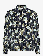 MSCHOribella Shirt AOP - SKY CAP FLOWER