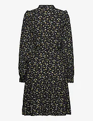 MSCH Copenhagen - MSCHBellaris Jalina Shirt Dress AOP - hemdkleider - black flower - 1