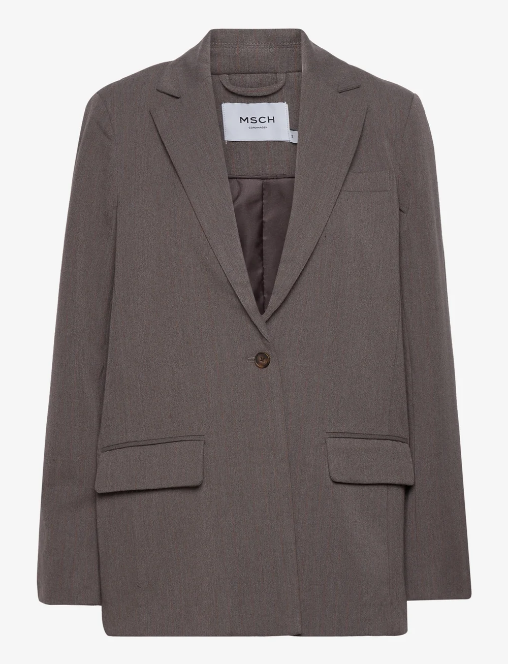 MSCH Copenhagen - MSCHDyanna Blazer STP - enkeltspente blazere - dark brown stp - 0