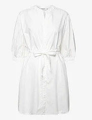 MSCH Copenhagen - MSCHAbiella 3/4 Shirt Dress - sommerkjoler - bright white - 0