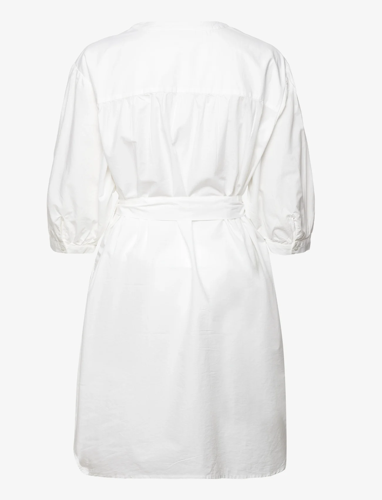 MSCH Copenhagen - MSCHAbiella 3/4 Shirt Dress - sommerkleider - bright white - 1