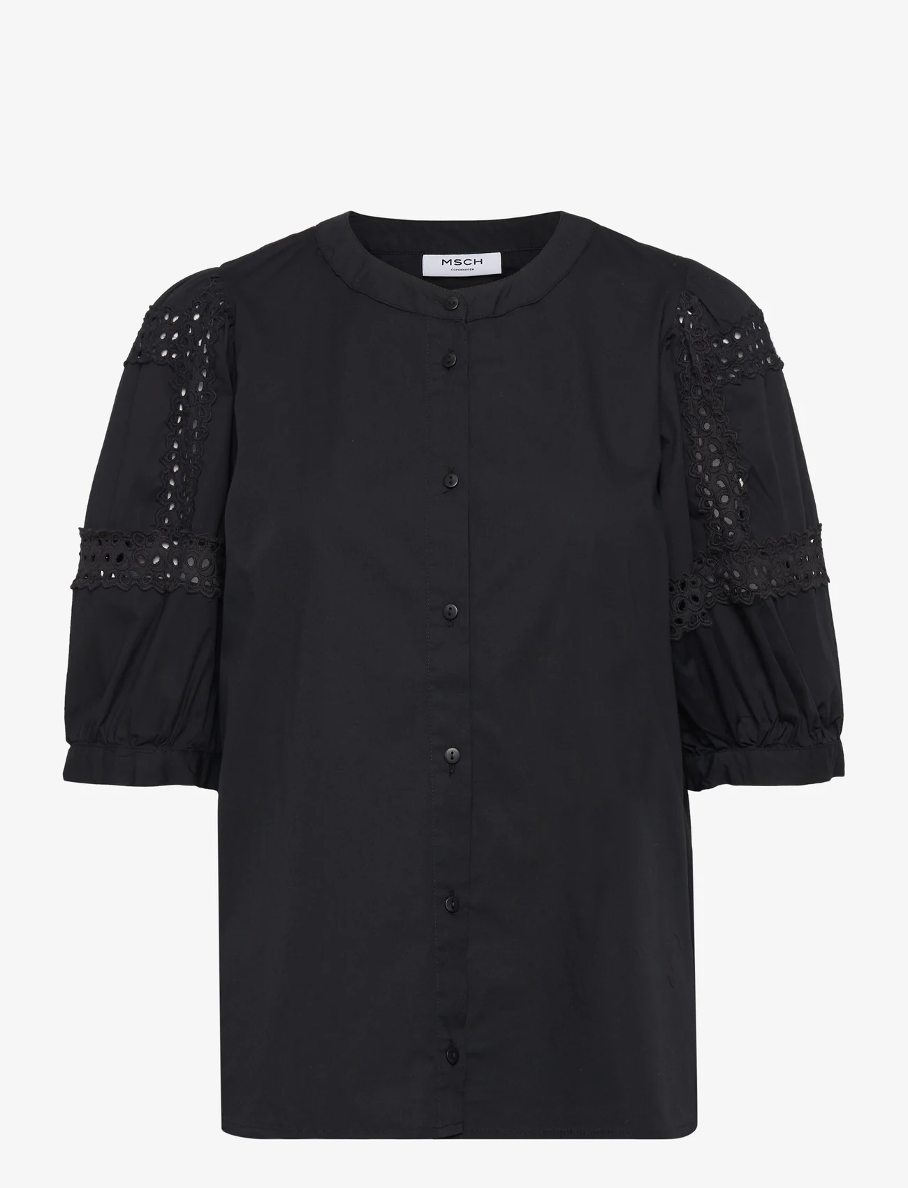 MOSS COPENHAGEN Mschmaribel Cenilla 2/4 Shirt (Black), (42 €) | Large ...