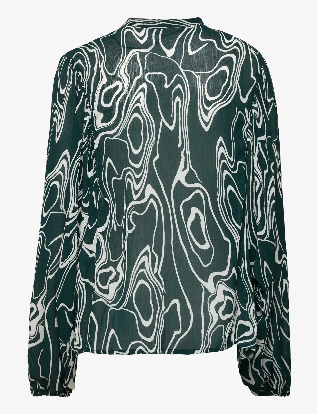 MSCH Copenhagen - MSCHTelena Rikkelie Shirt AOP - langärmlige blusen - p pine abstract - 1