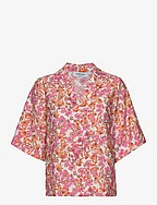 MSCHAdanaya Ladonna 2/4 Shirt AOP - A PINK FLOWER