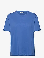 MSCHTerina Organic Small Logo Tee - P BLUE/P BLUE