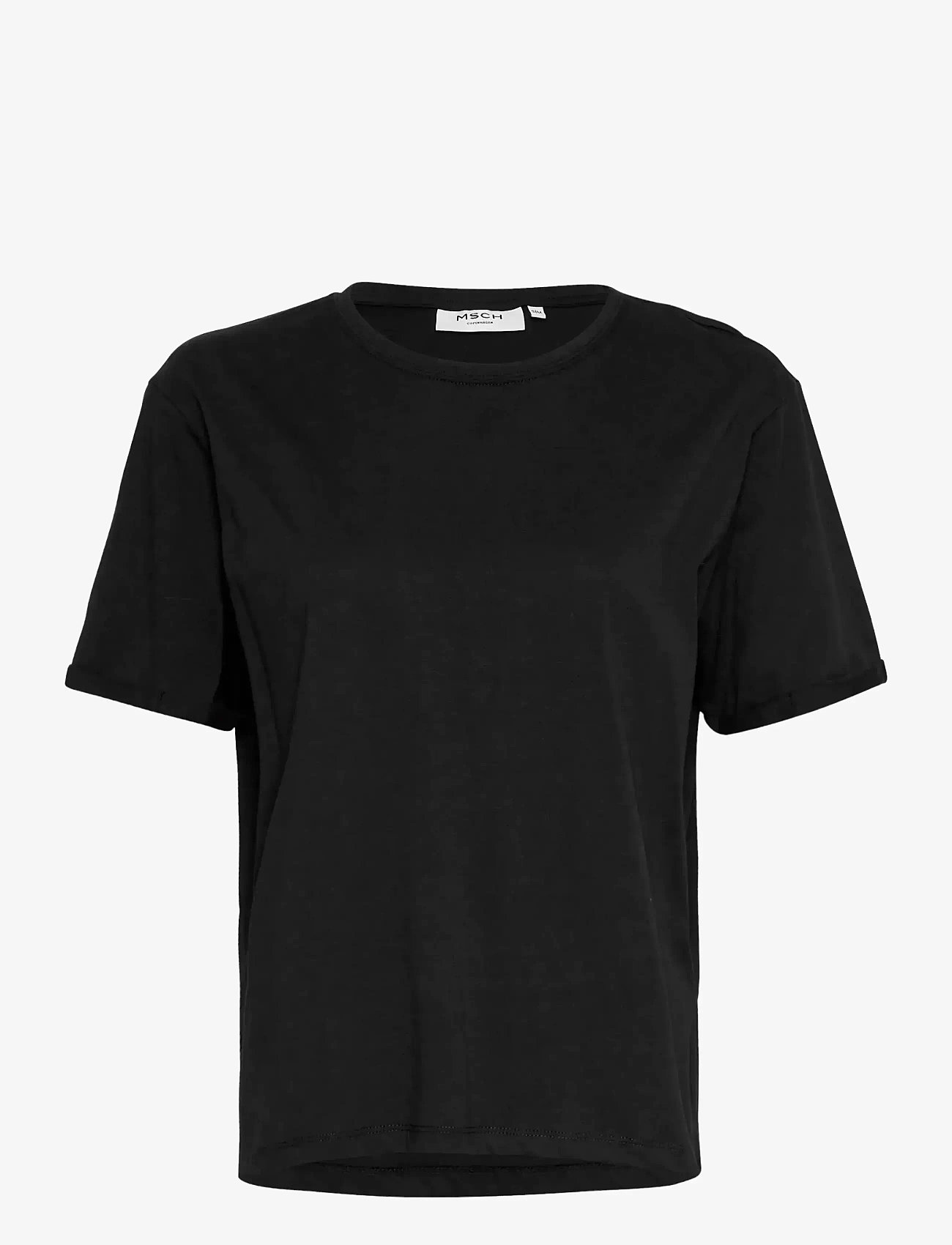 MSCH Copenhagen - MSCHTerina Organic Tee - stuttermarbolir - black - 0