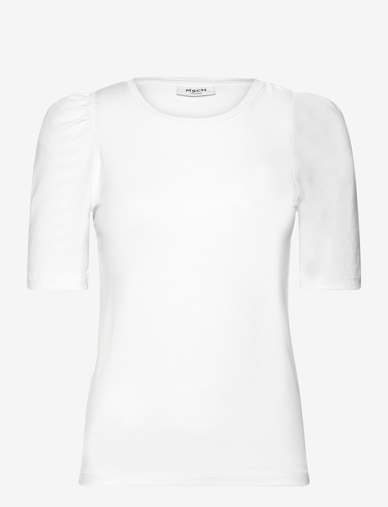 MSCH Copenhagen - MSCHAudie Puff Tee - bright white - 0