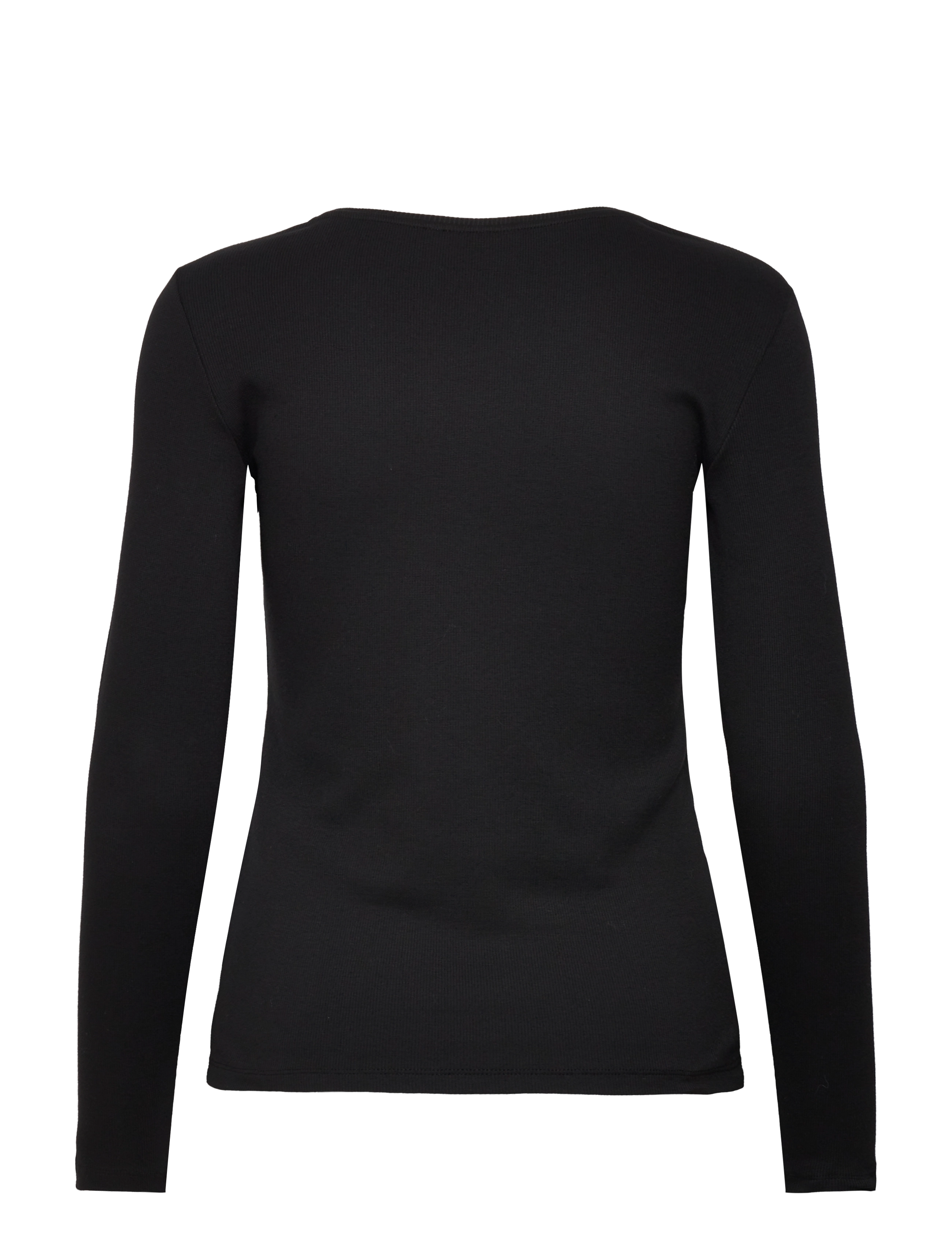 MSCH Copenhagen - MSCHTasmia Rib O LS Top - black - 1