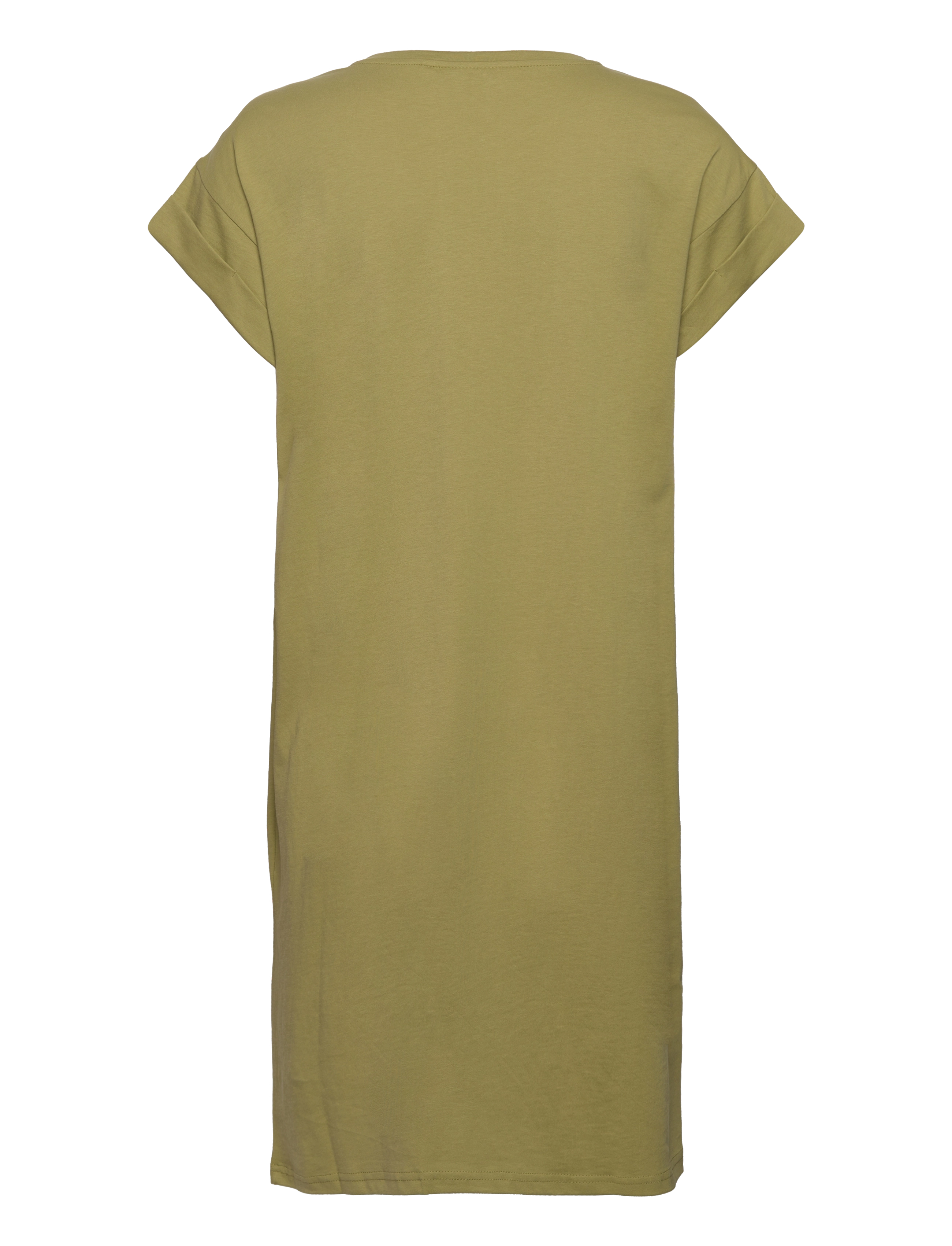 MSCH Copenhagen - MSCHAlvidera Organic Small Logo Dress - midi-kleider - cedar/white - 1