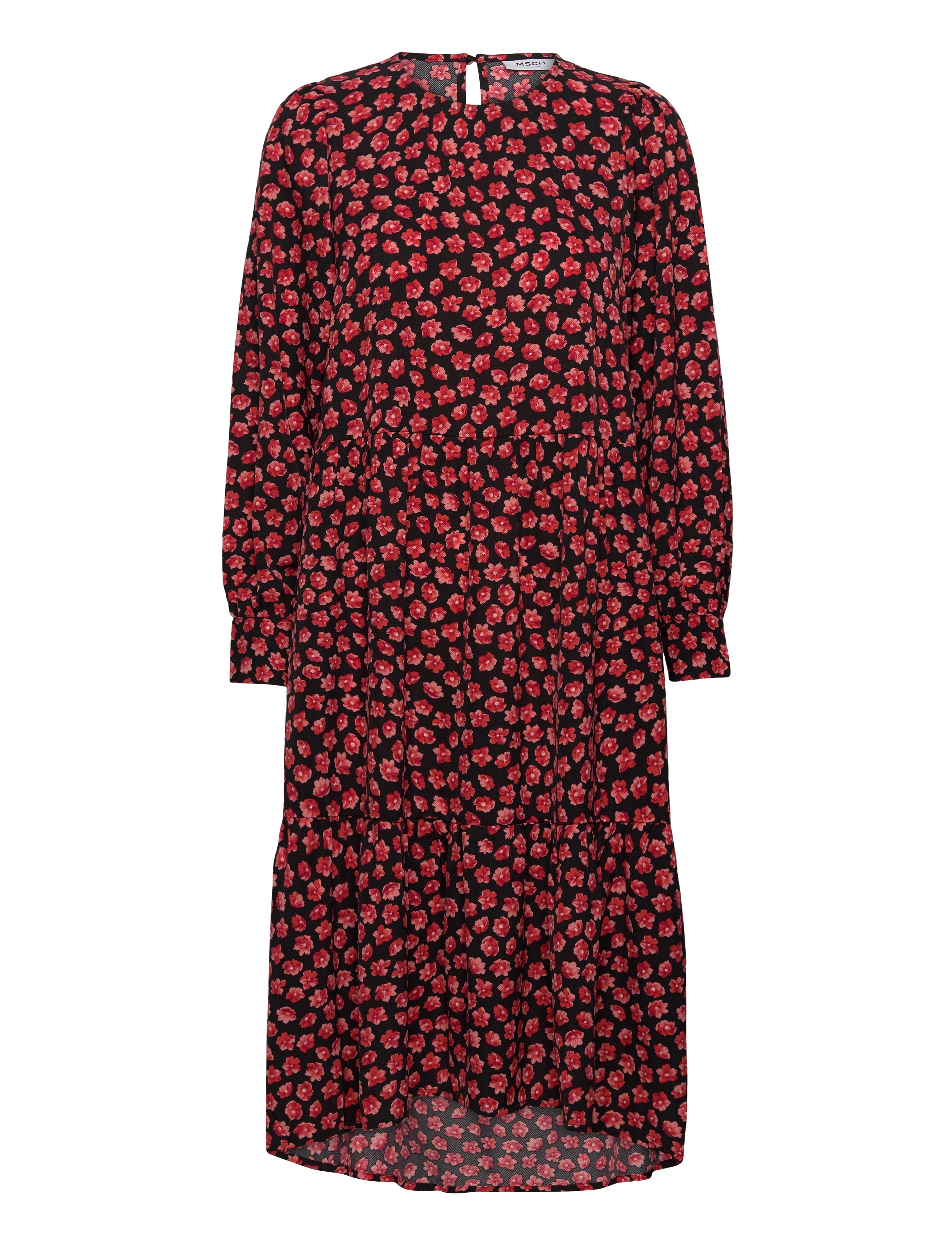 MSCH Copenhagen MSCHMakesa Dress AOP - Klær - RED FLOWER / red
