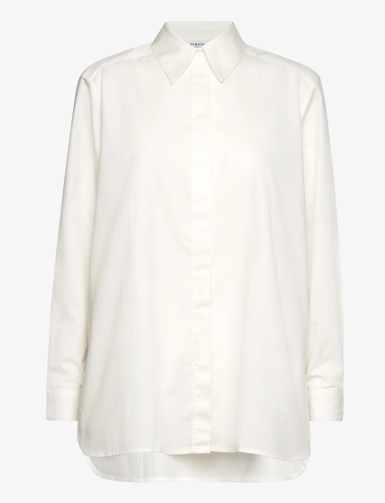 MSCH Copenhagen - MSCHFiori Petronia Shirt - langermede skjorter - egret - 0