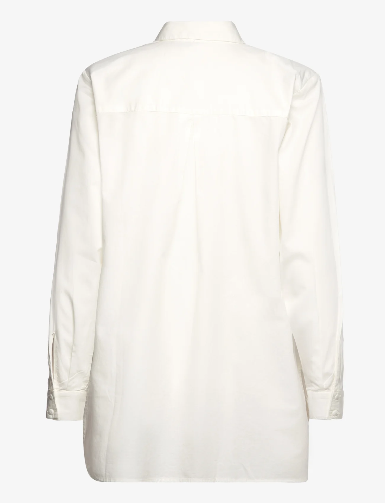 MSCH Copenhagen - MSCHFiori Petronia Shirt - langermede skjorter - egret - 1