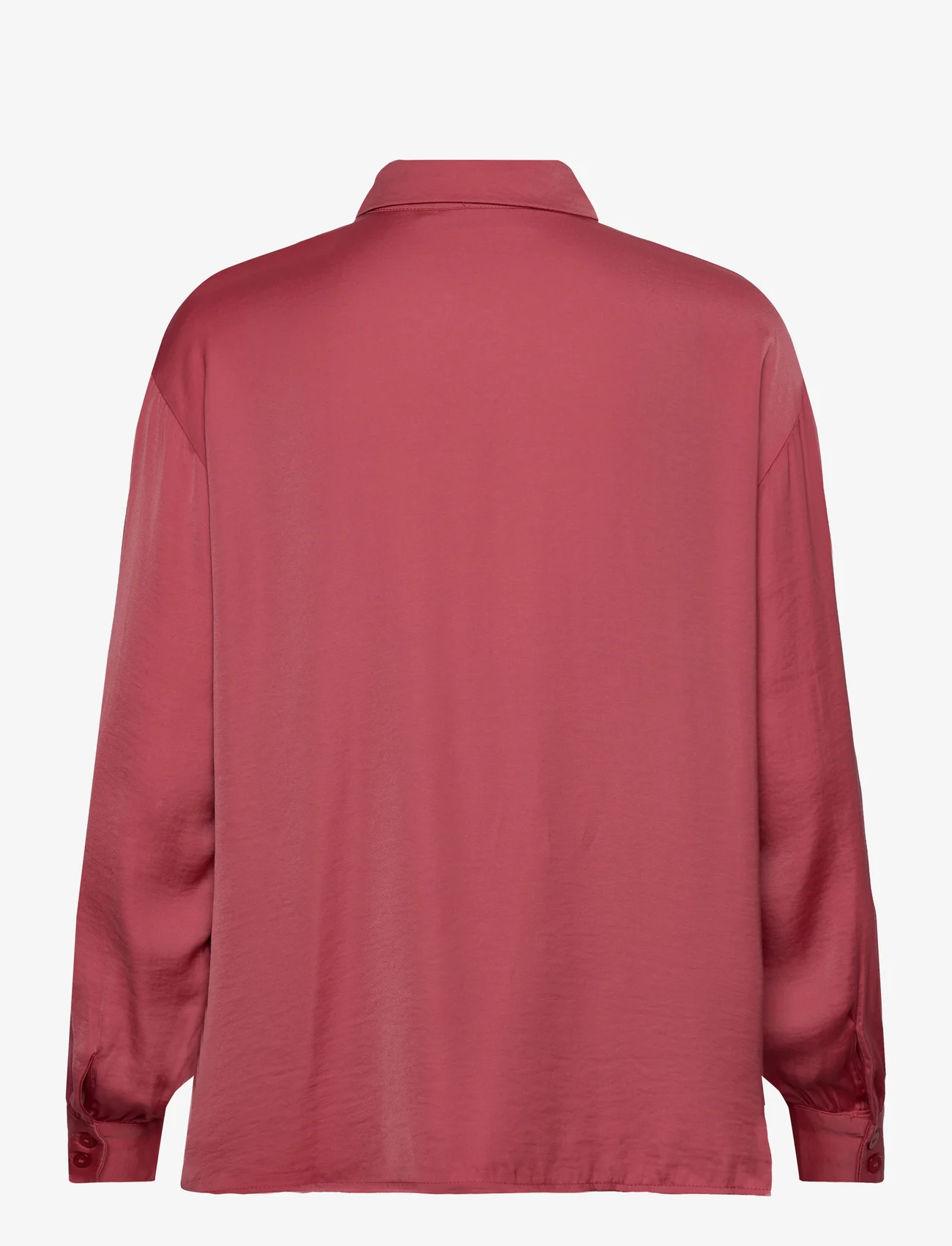 MSCH Copenhagen - MSCHNanella Maluca Shirt - langermede skjorter - mineral red - 1