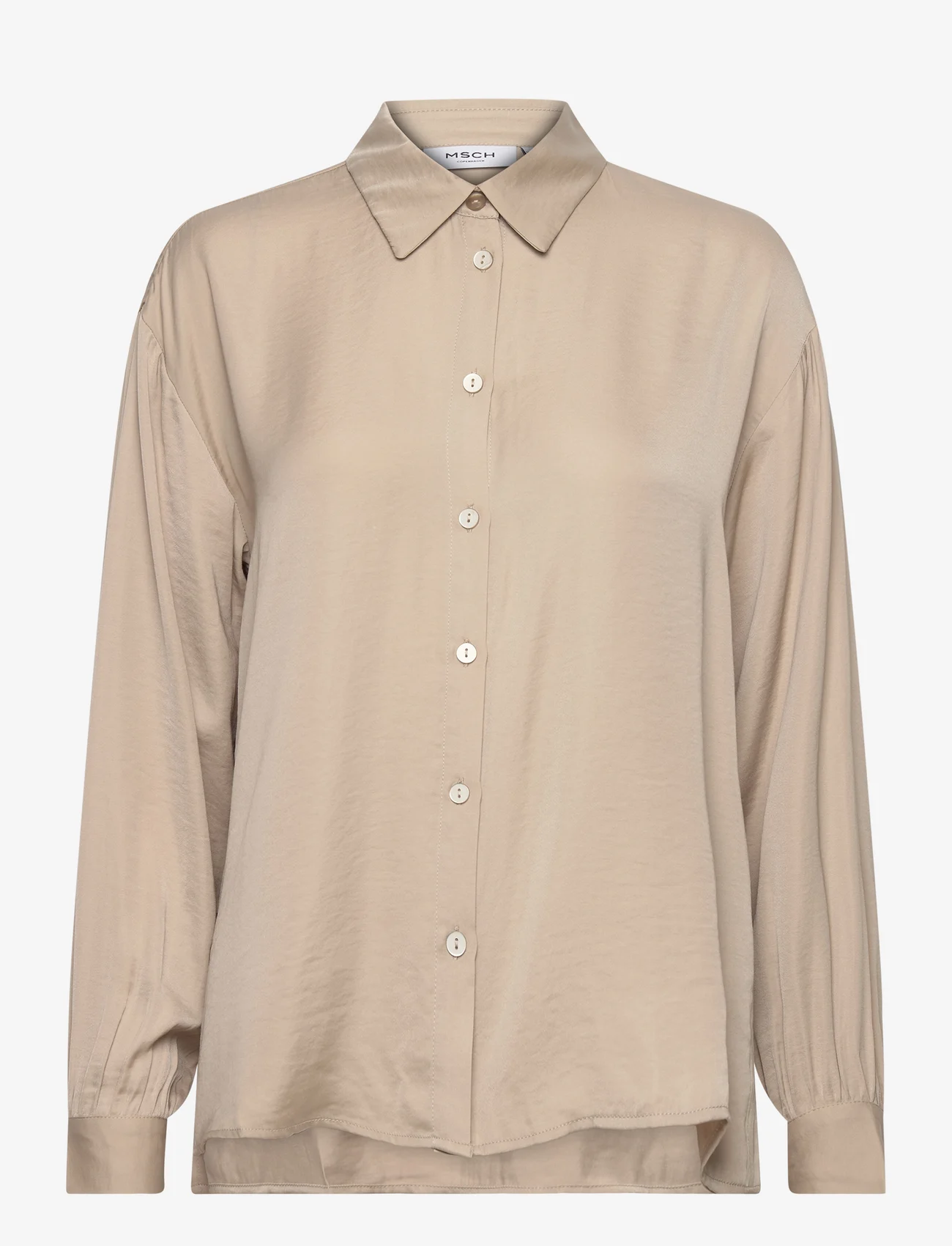 MSCH Copenhagen - MSCHNanella Maluca Shirt - langermede skjorter - trench coat - 0