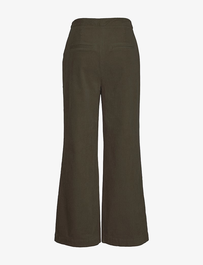 MSCH Copenhagen - MSCHGeggo HW Pants - hosen mit weitem bein - forest night - 1