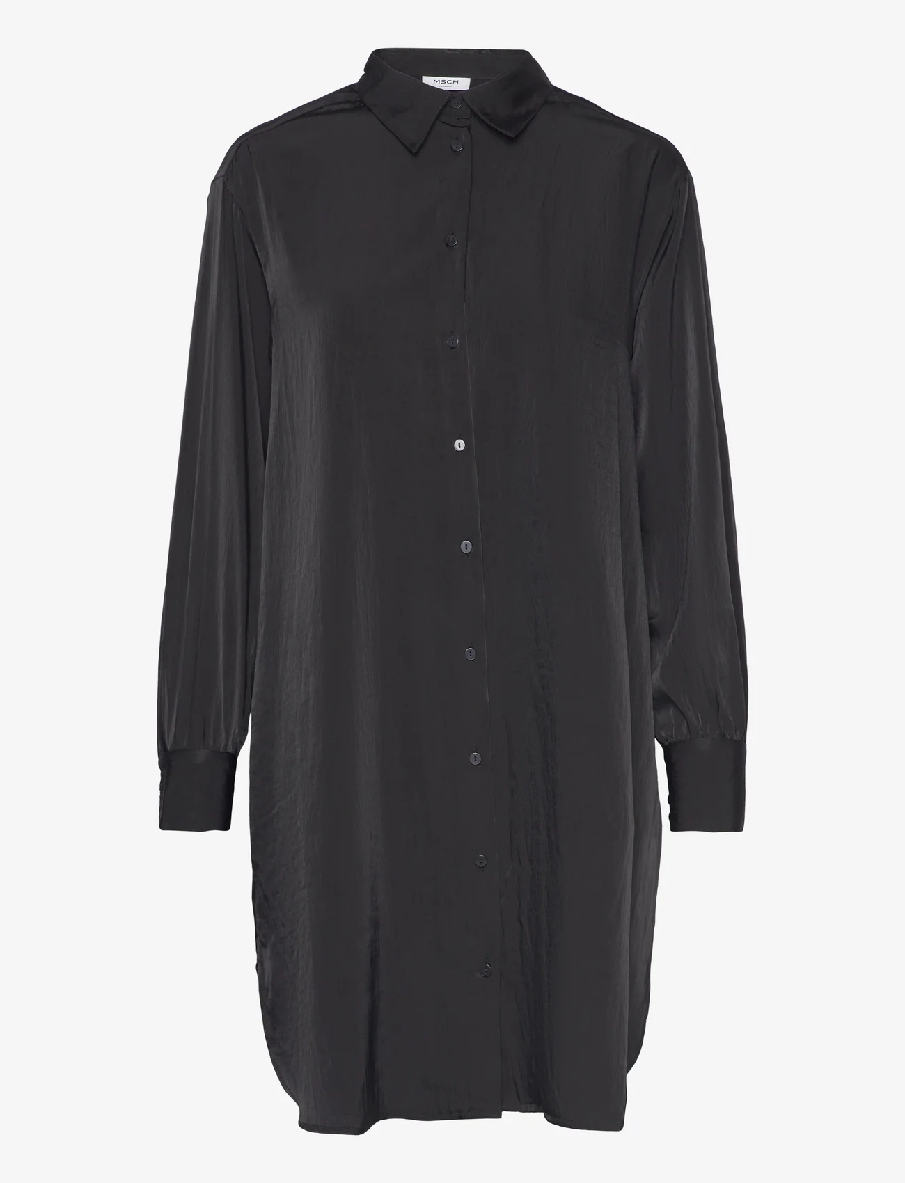 MSCH Copenhagen - MSCHGinetta Shirt - långärmade skjortor - black - 0