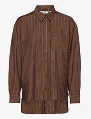 MSCH Copenhagen - MSCHHaura Joanita Shirt STP - langärmlige hemden - cocoa/egret - 0