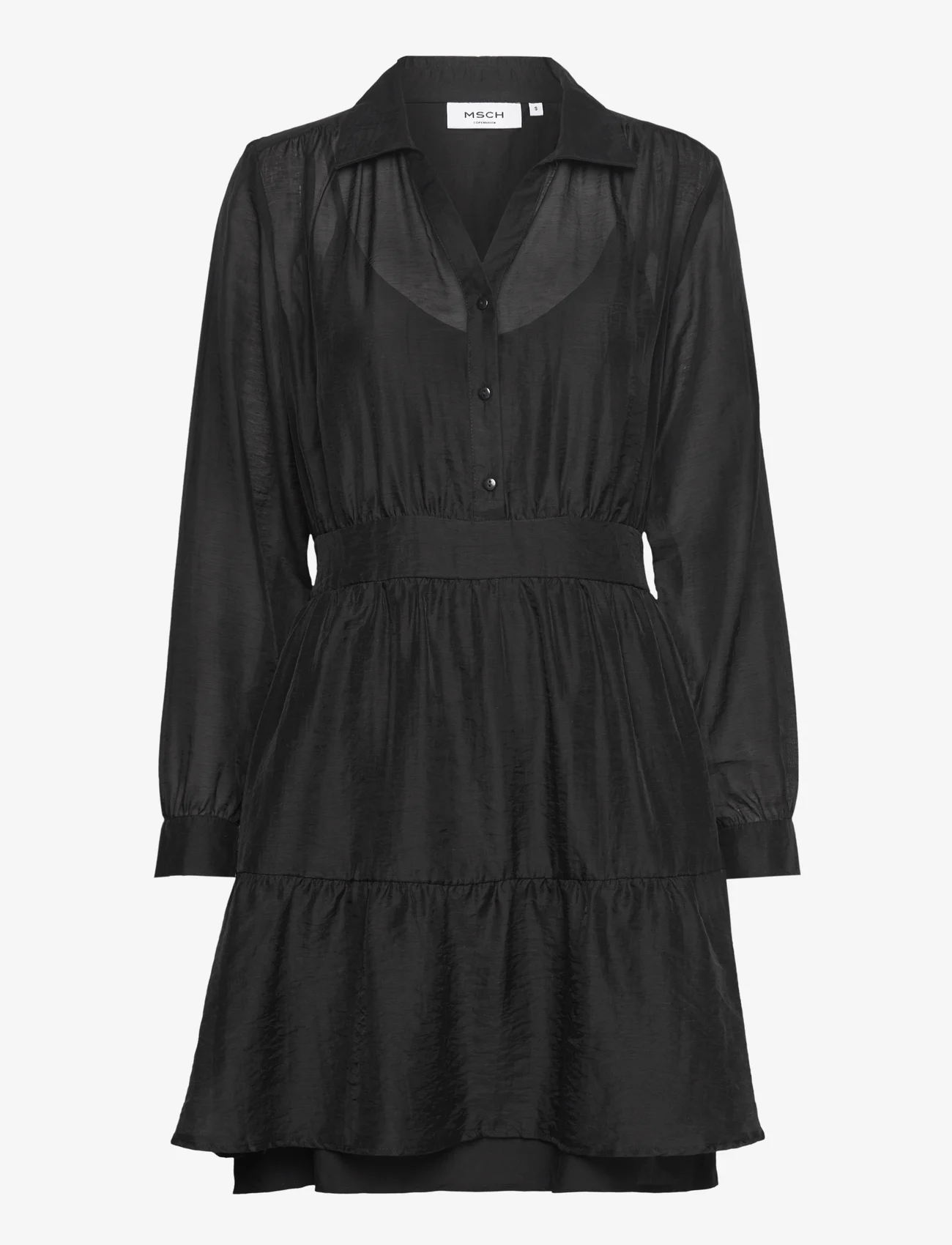 MSCH Copenhagen - MSCHJiselle Sandaya Dress - shirt dresses - black - 0
