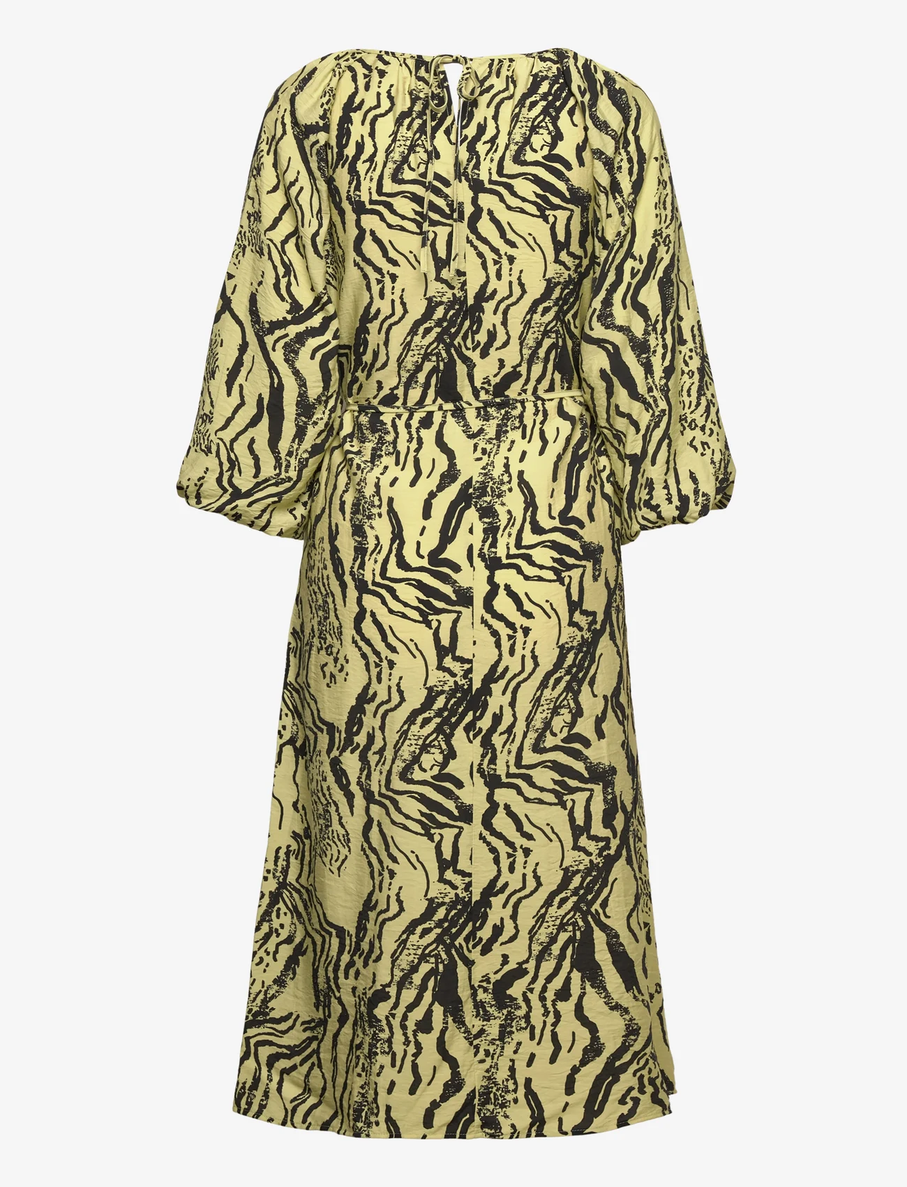 MSCH Copenhagen - MSCHTheresia Taila 3/4 Dress AOP - vidutinio ilgio suknelės - beechnut strok - 1