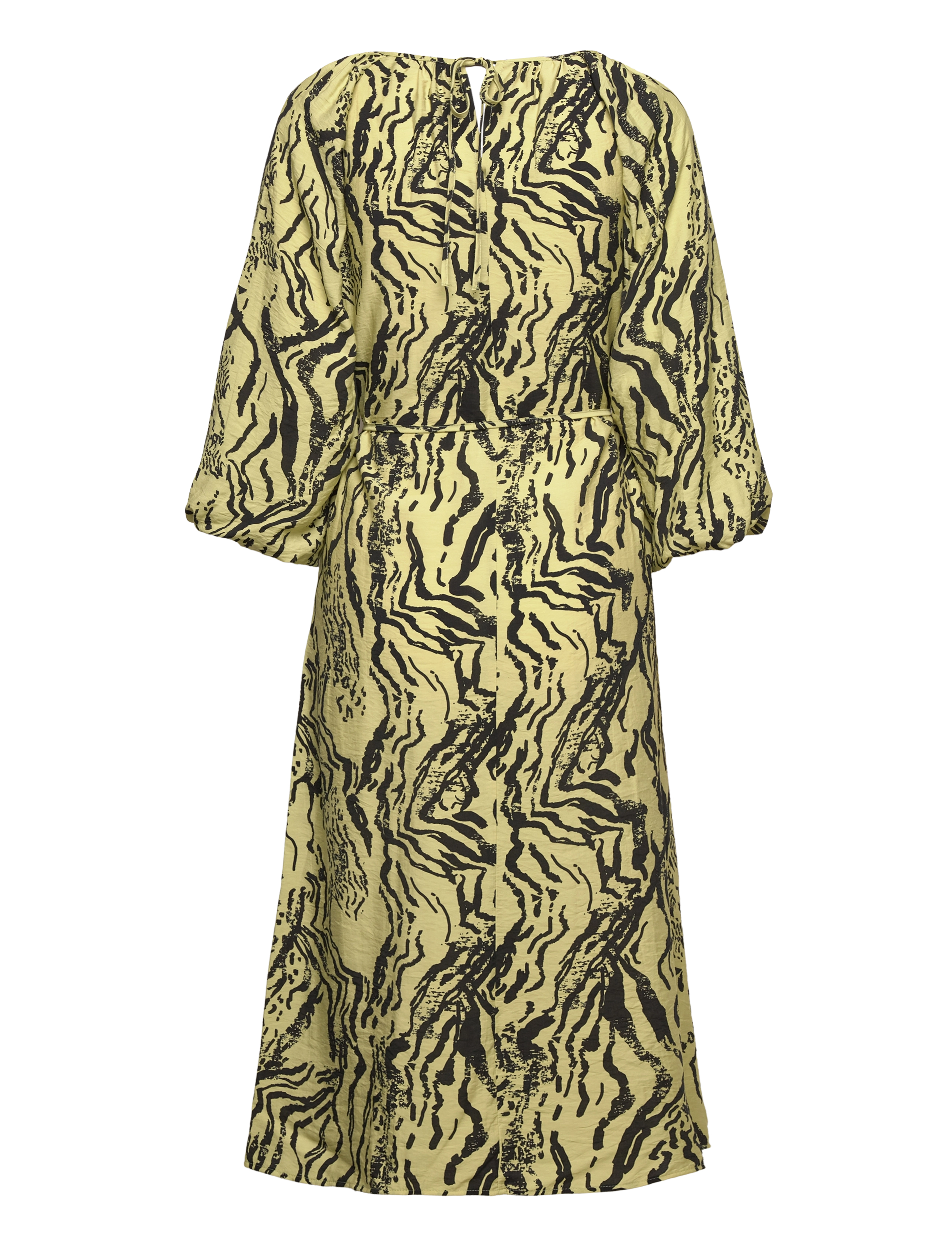MSCH Copenhagen - MSCHTheresia Taila 3/4 Dress AOP - midi kjoler - beechnut strok - 1
