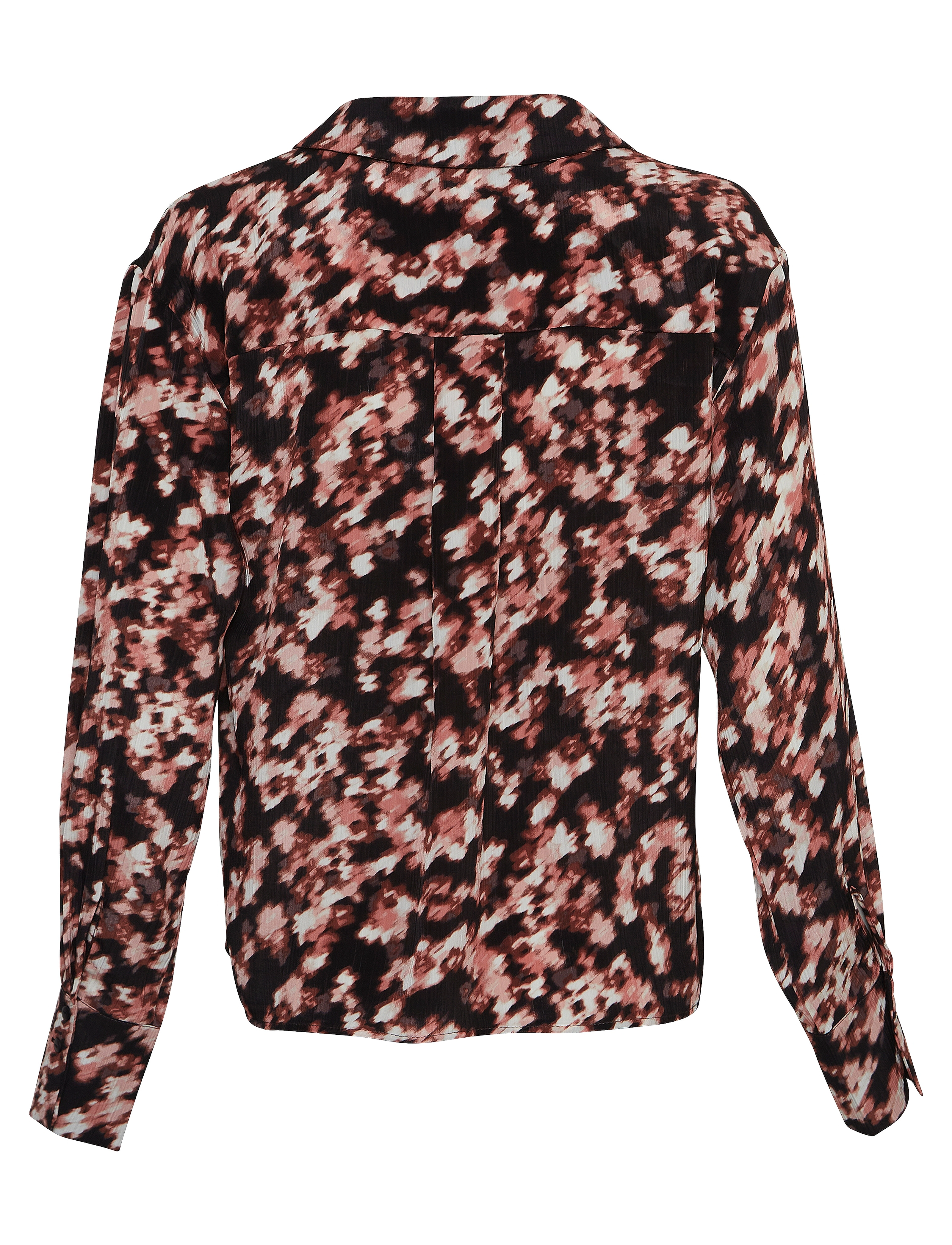 MSCH Copenhagen - MSCHBellamaya Rhian Shirt AOP - langärmlige hemden - l mahogany flw - 2