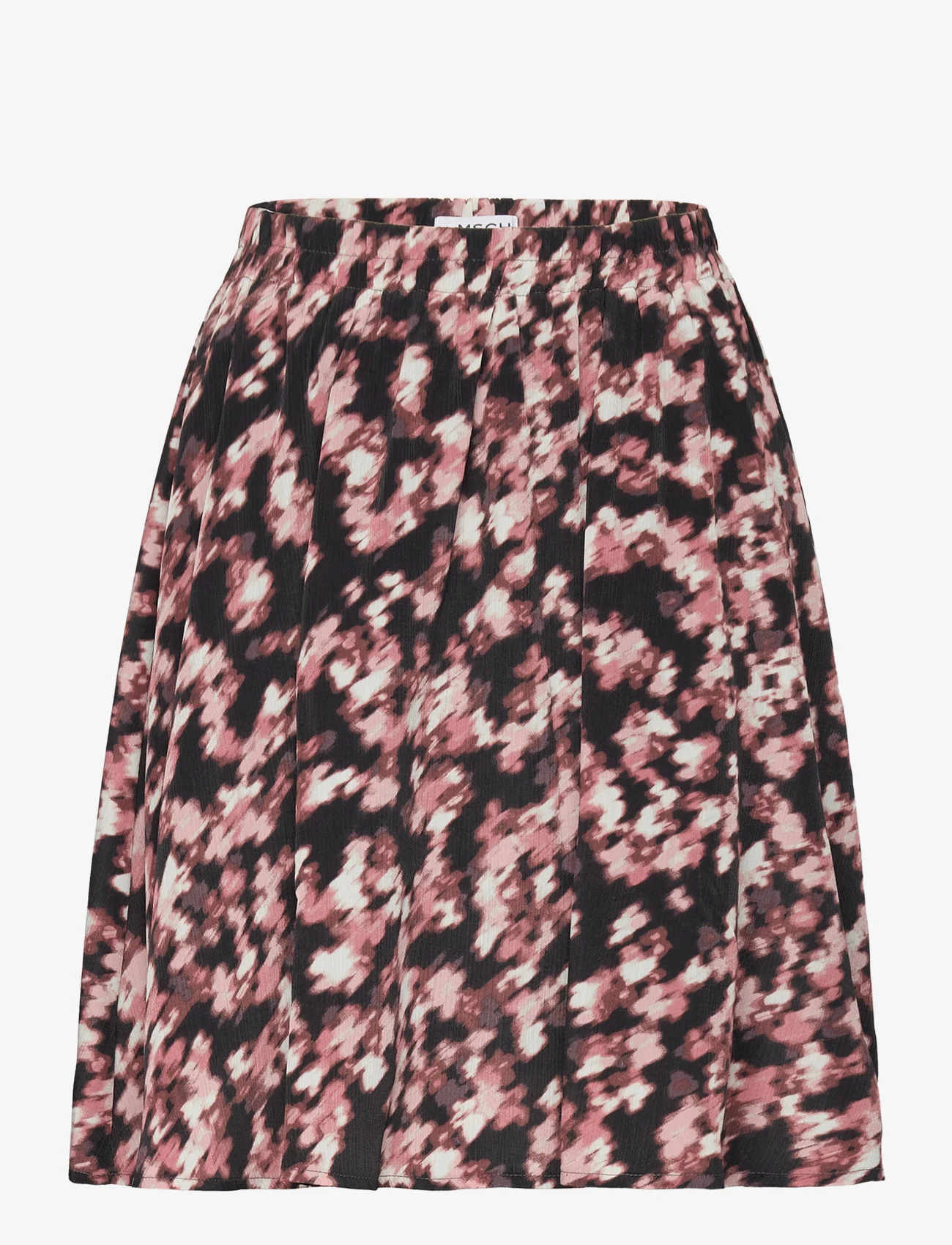 MSCH Copenhagen - MSCHBellamaya Rhian Skirt AOP - short skirts - l mahogany flw - 0