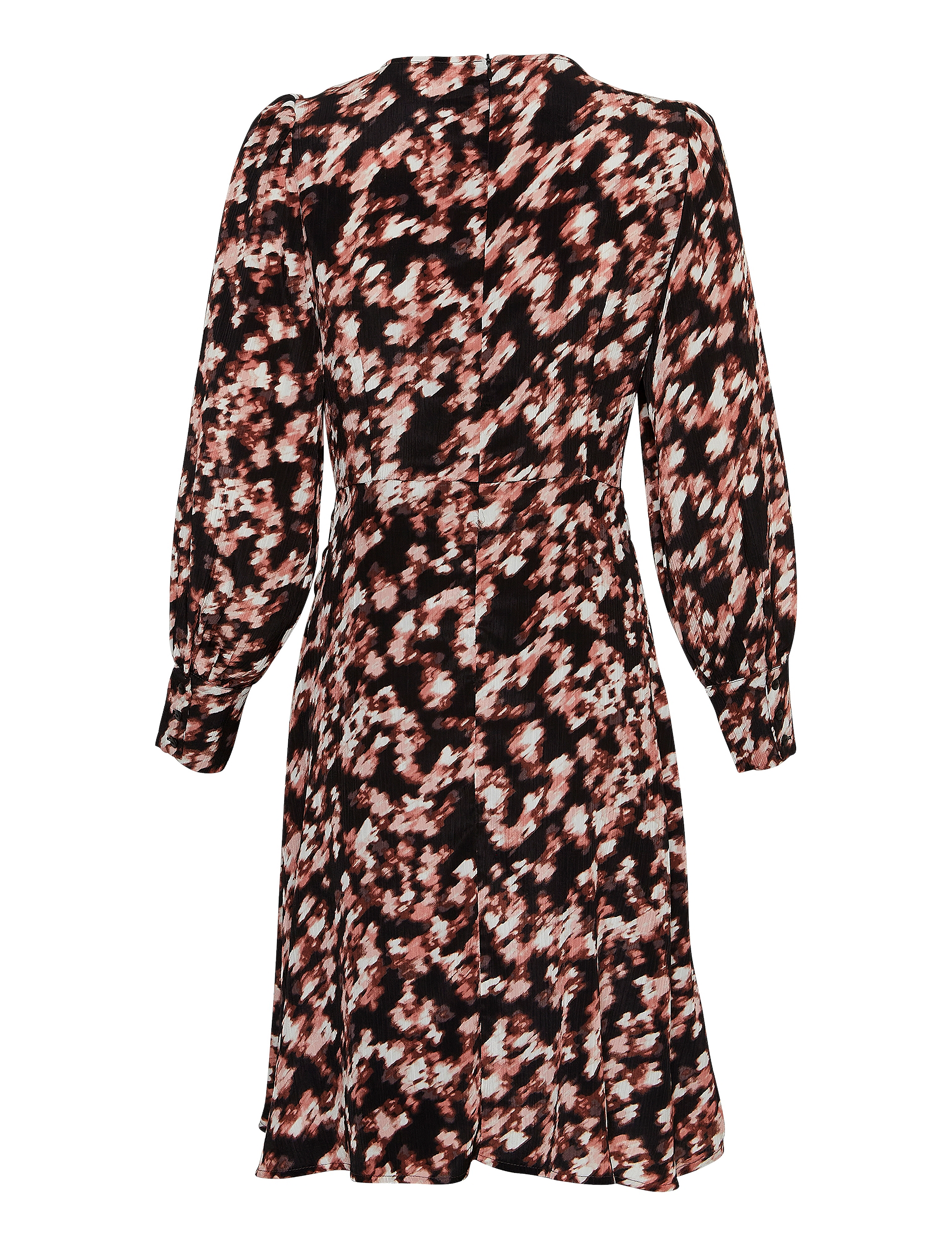 MSCH Copenhagen - MSCHBellamaya Rhian Dress AOP - sommerkleider - l mahogany flw - 1