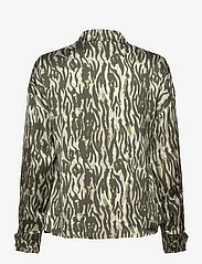 MSCH Copenhagen - MSCHJoceline Irida Shirt AOP - langärmlige hemden - blk sand zebra - 1