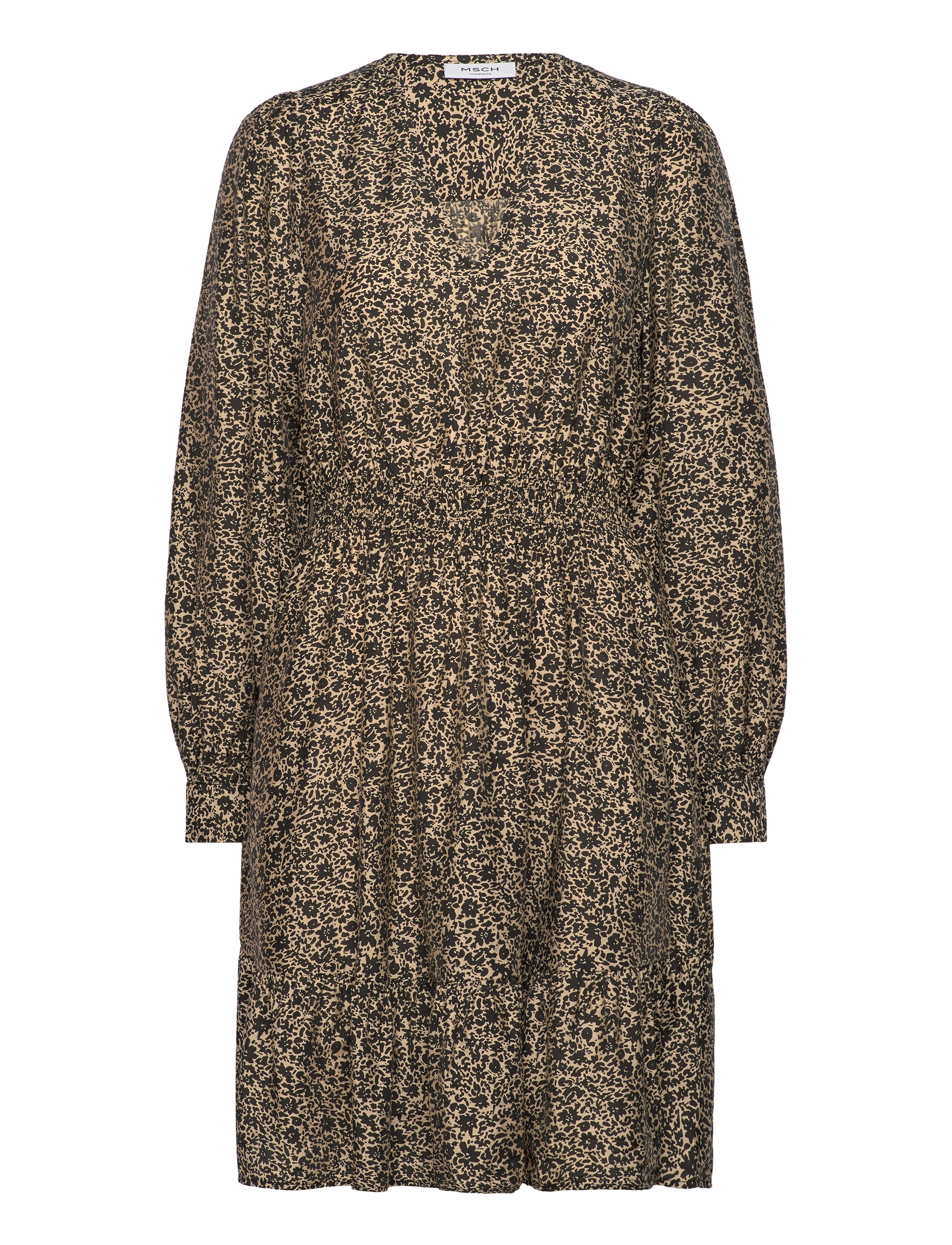 MSCH COPENHAGEN Mschkaritta Setara Kleid Aop Grün - XS - Damen