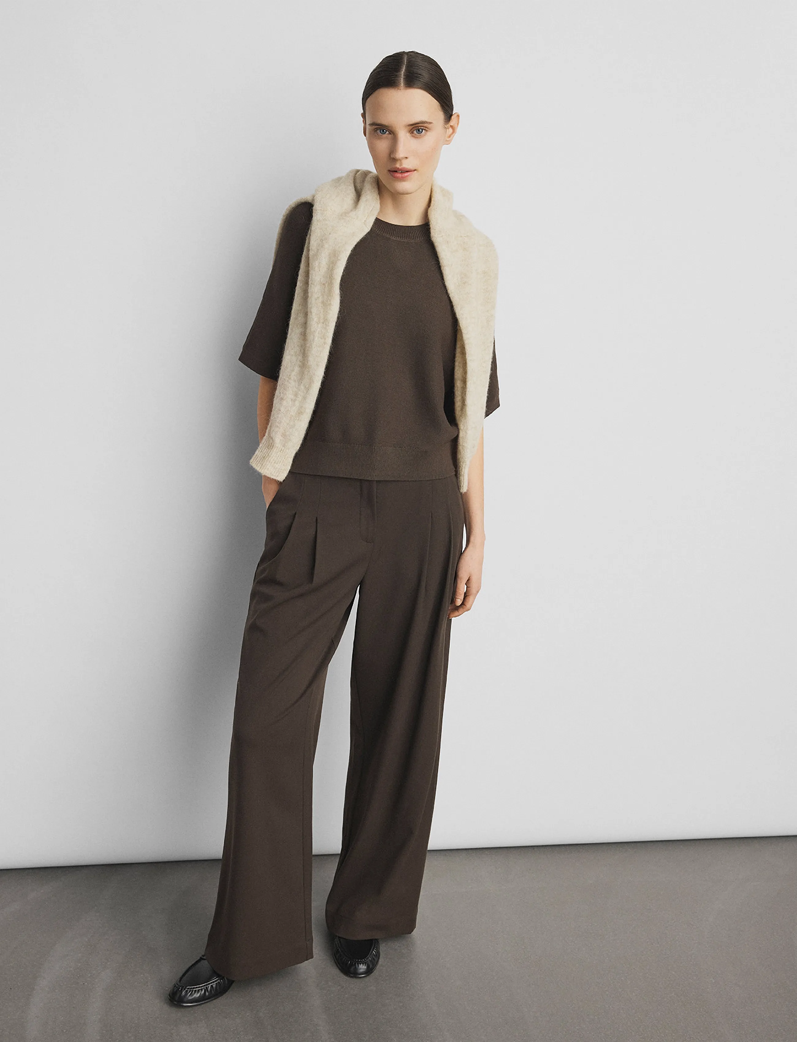 MSCH Copenhagen MSCHHenrika HW Pants - Bukser - DELICIOSO / brown