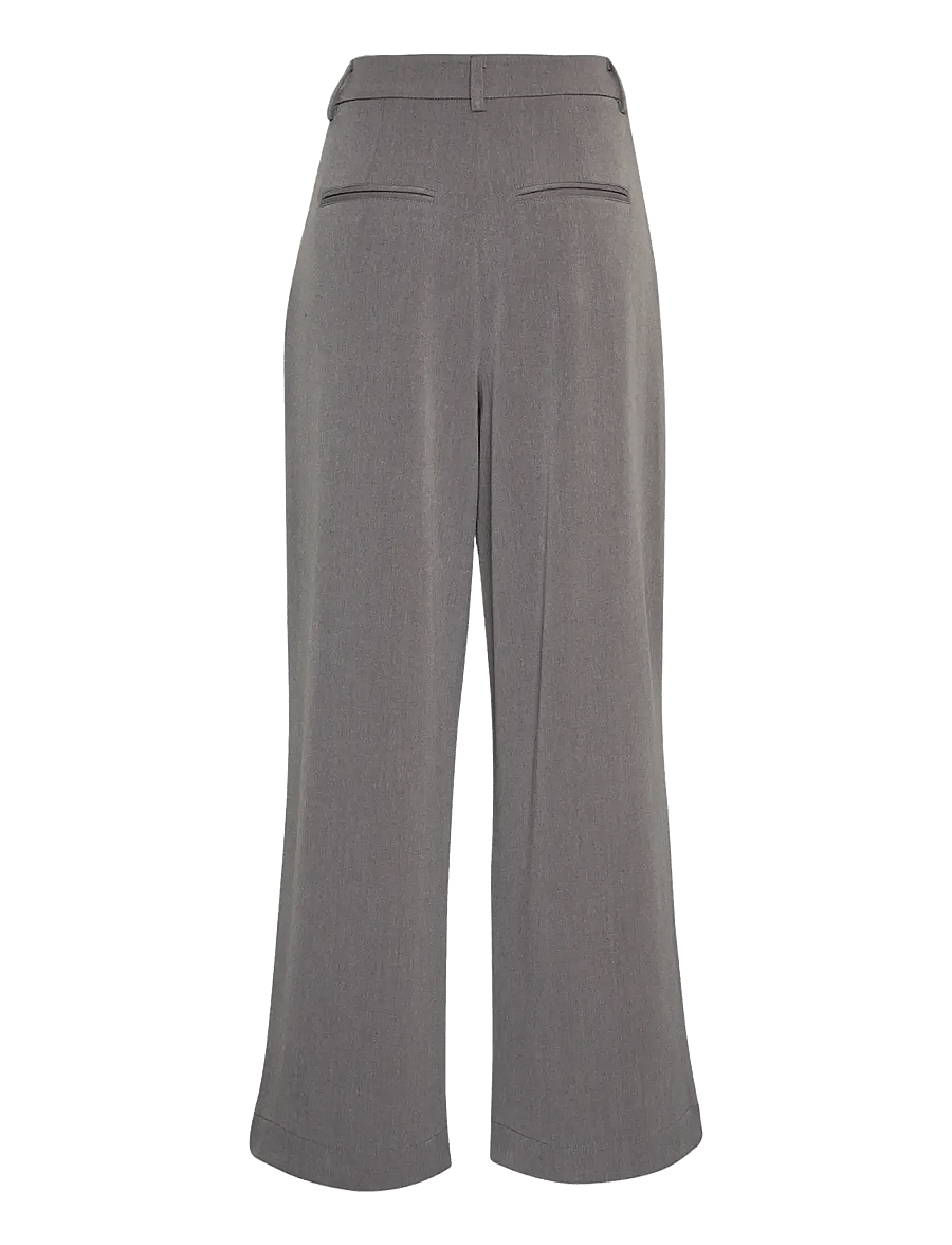 MSCH Copenhagen - MSCHHenrika HW Pants - pidulikud püksid - grey melange - 1