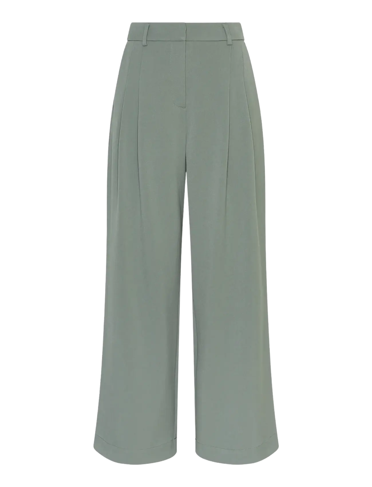 MSCH Copenhagen MSCHHenrika HW Pants - Tailored trousers - LAUREL WREATH / green