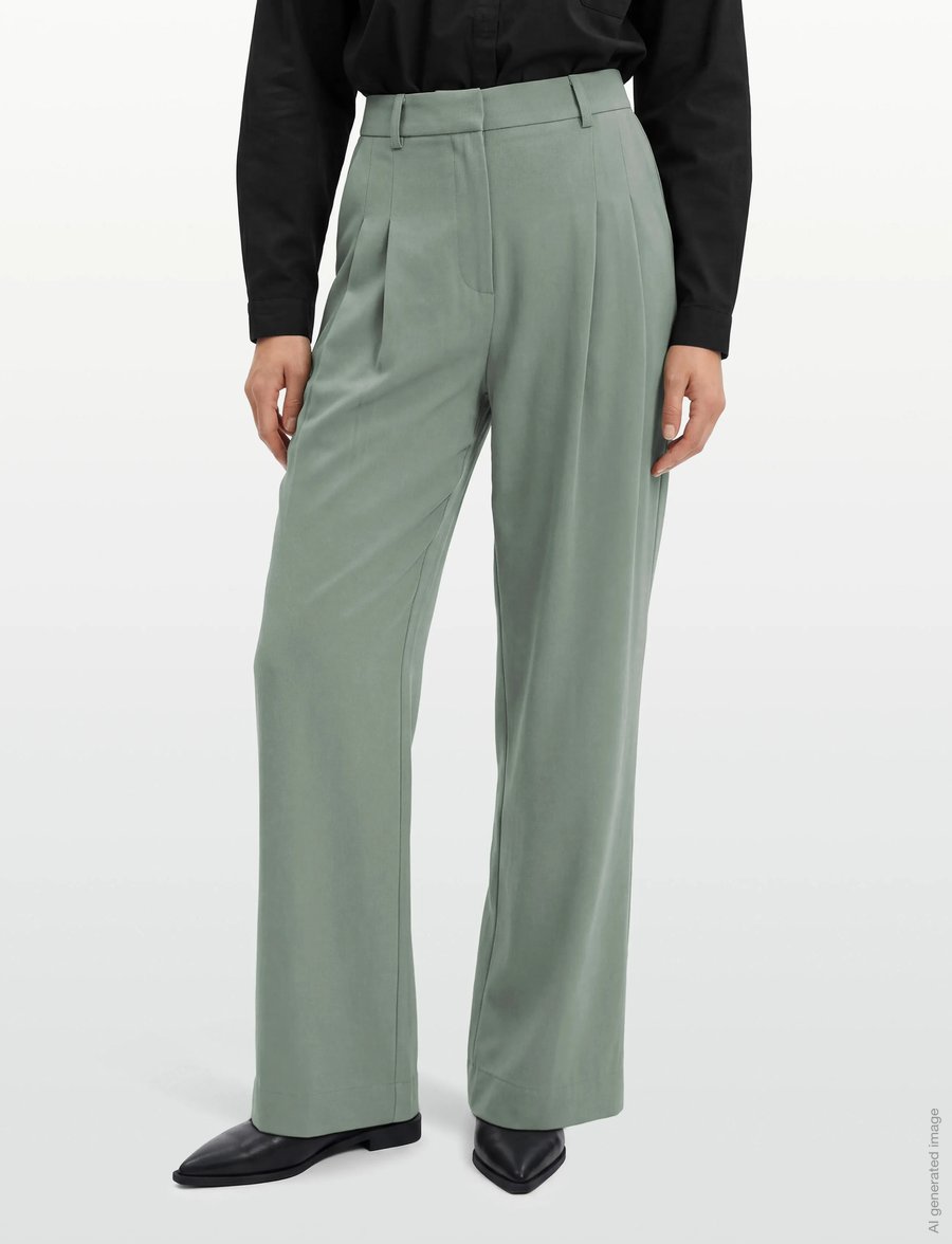 MSCH Copenhagen - MSCHHenrika HW Pants - formell - laurel wreath - 3