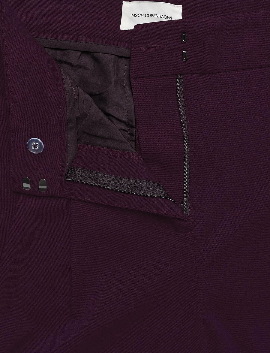 MSCH Copenhagen - MSCHHenrika HW Pants - kostymbyxor - potent purple - 3
