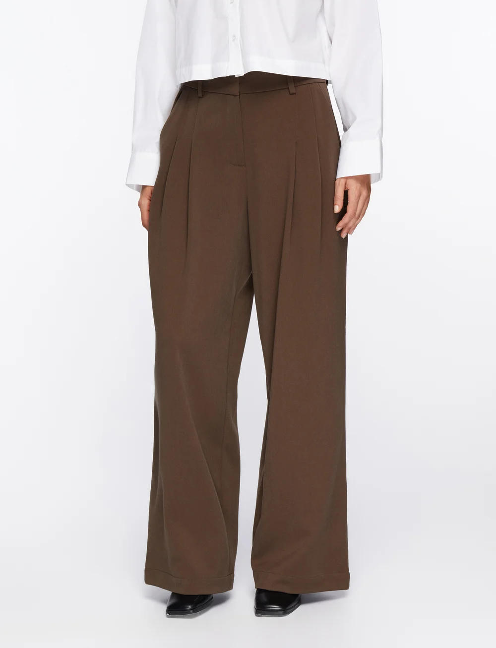 MSCH Copenhagen - MSCHHenrika HW Pants - habitbukser - slate black - 0