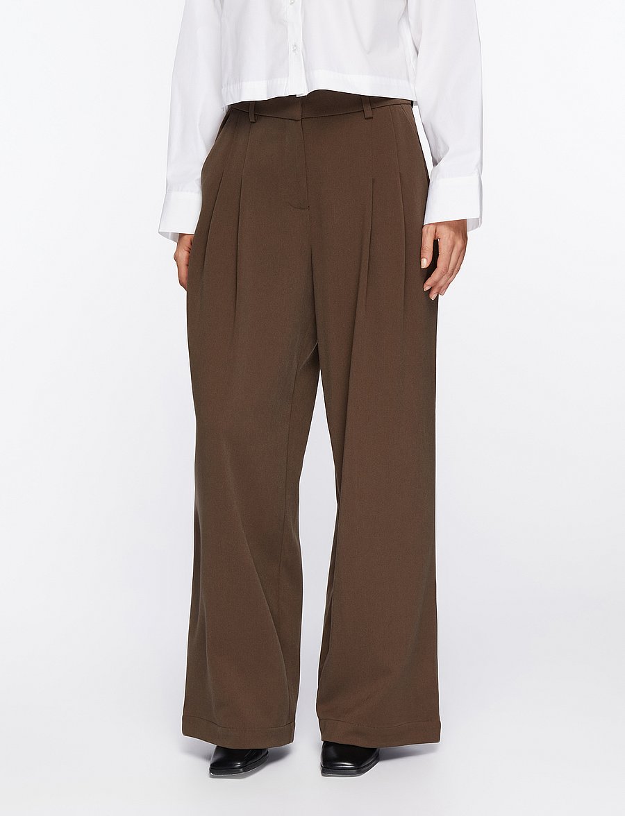 MSCH Copenhagen - MSCHHenrika HW Pants - tailored trousers - slate black - 0
