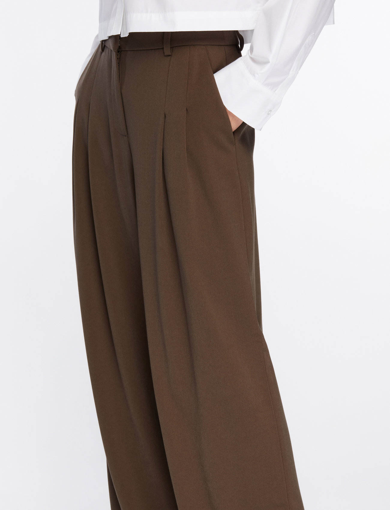 MSCH Copenhagen - MSCHHenrika HW Pants - pidulikud püksid - slate black - 2