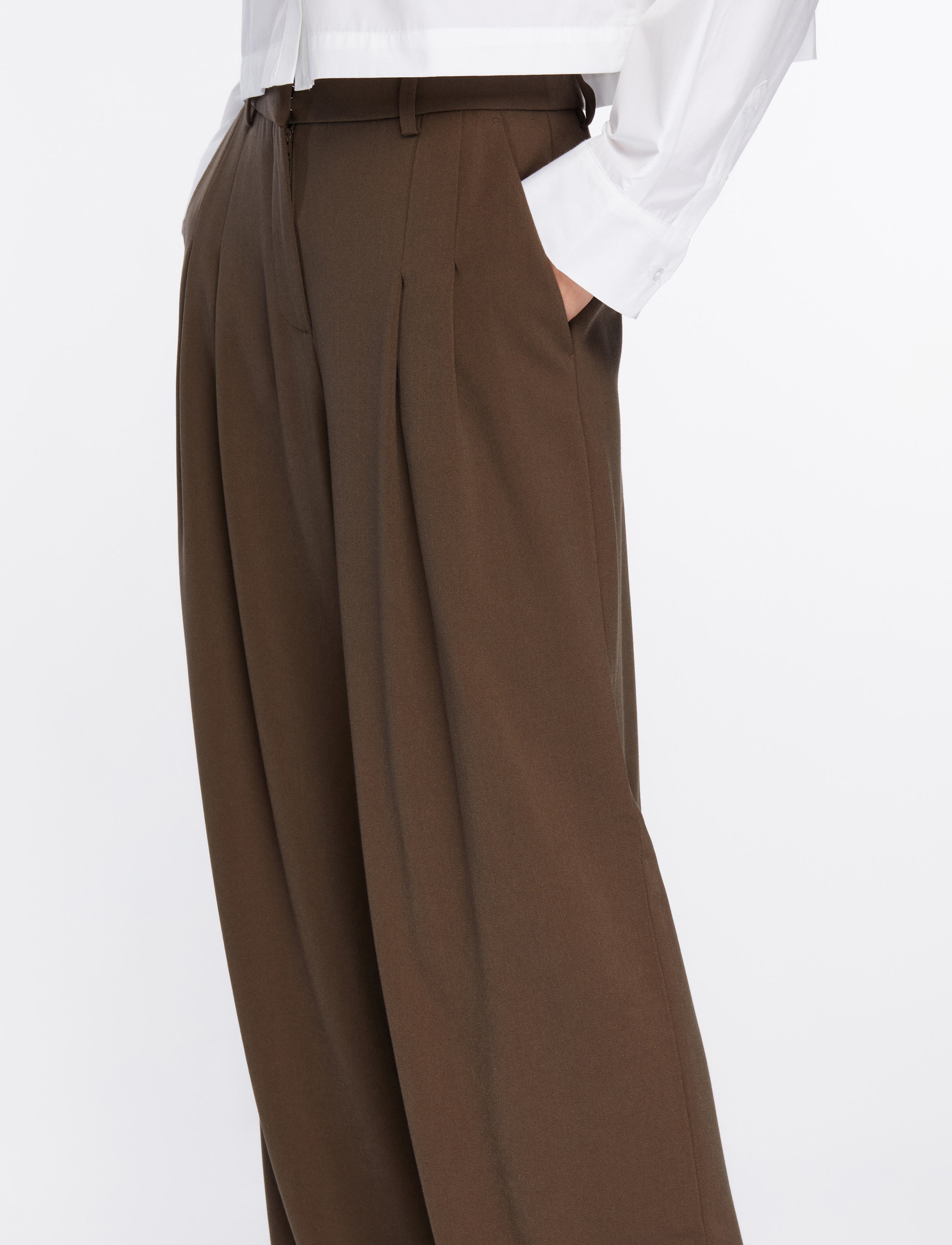 MSCH Copenhagen - MSCHHenrika HW Pants - tailored trousers - slate black - 2