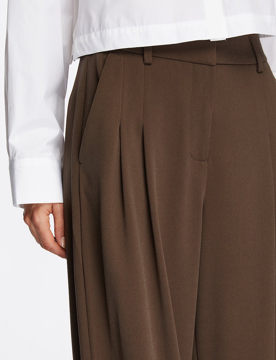 MSCH Copenhagen - MSCHHenrika HW Pants - tailored trousers - slate black - 3