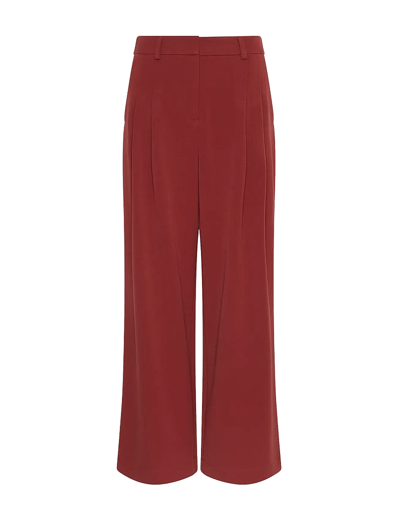 MSCH Copenhagen - MSCHHenrika HW Pants - kostymbyxor - syrah - 0