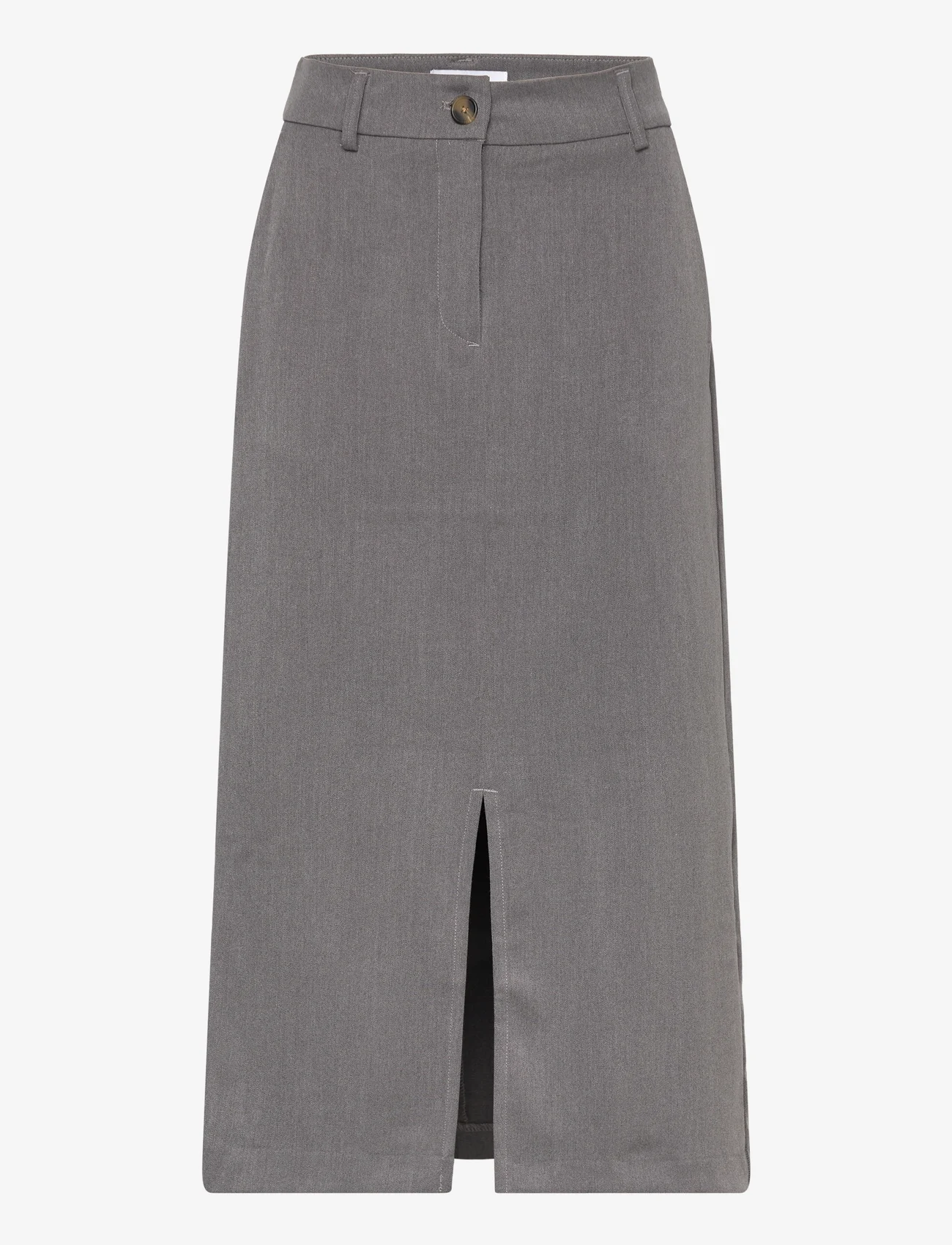 MSCH Copenhagen - MSCHHenrika Skirt - maxi skirts - grey melange - 0