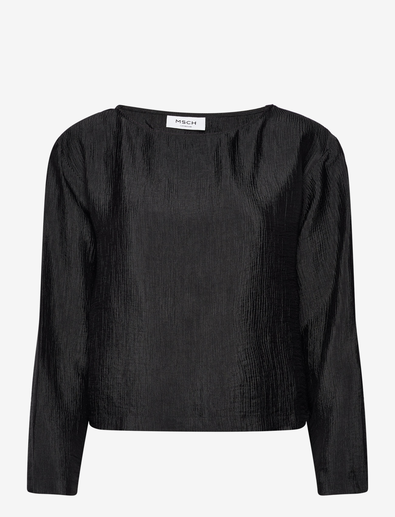 MSCH Copenhagen - MSCHEmberlee Top - long-sleeved blouses - black - 0