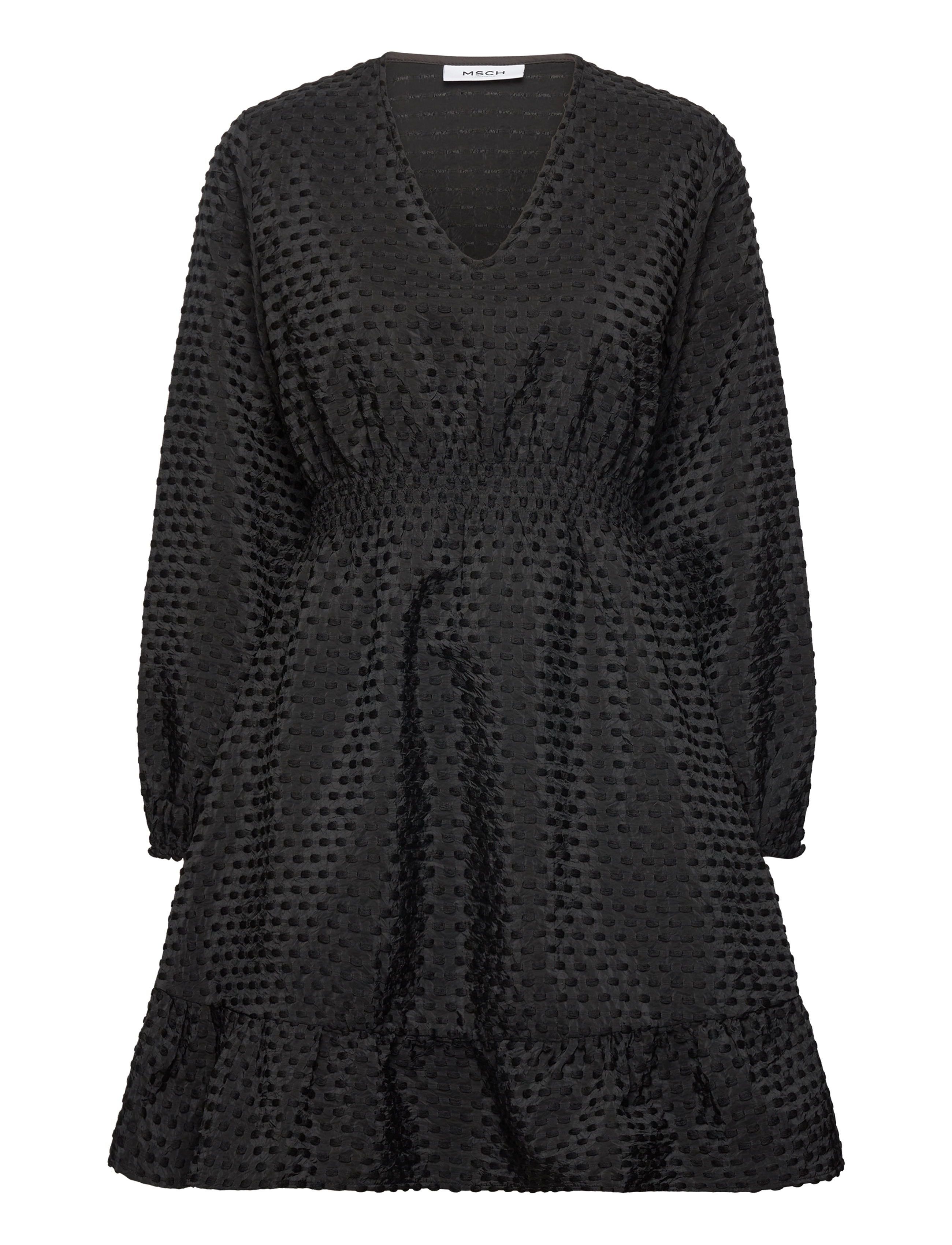 MSCH Copenhagen MSCHHensella Dress - Riided - BLACK / black