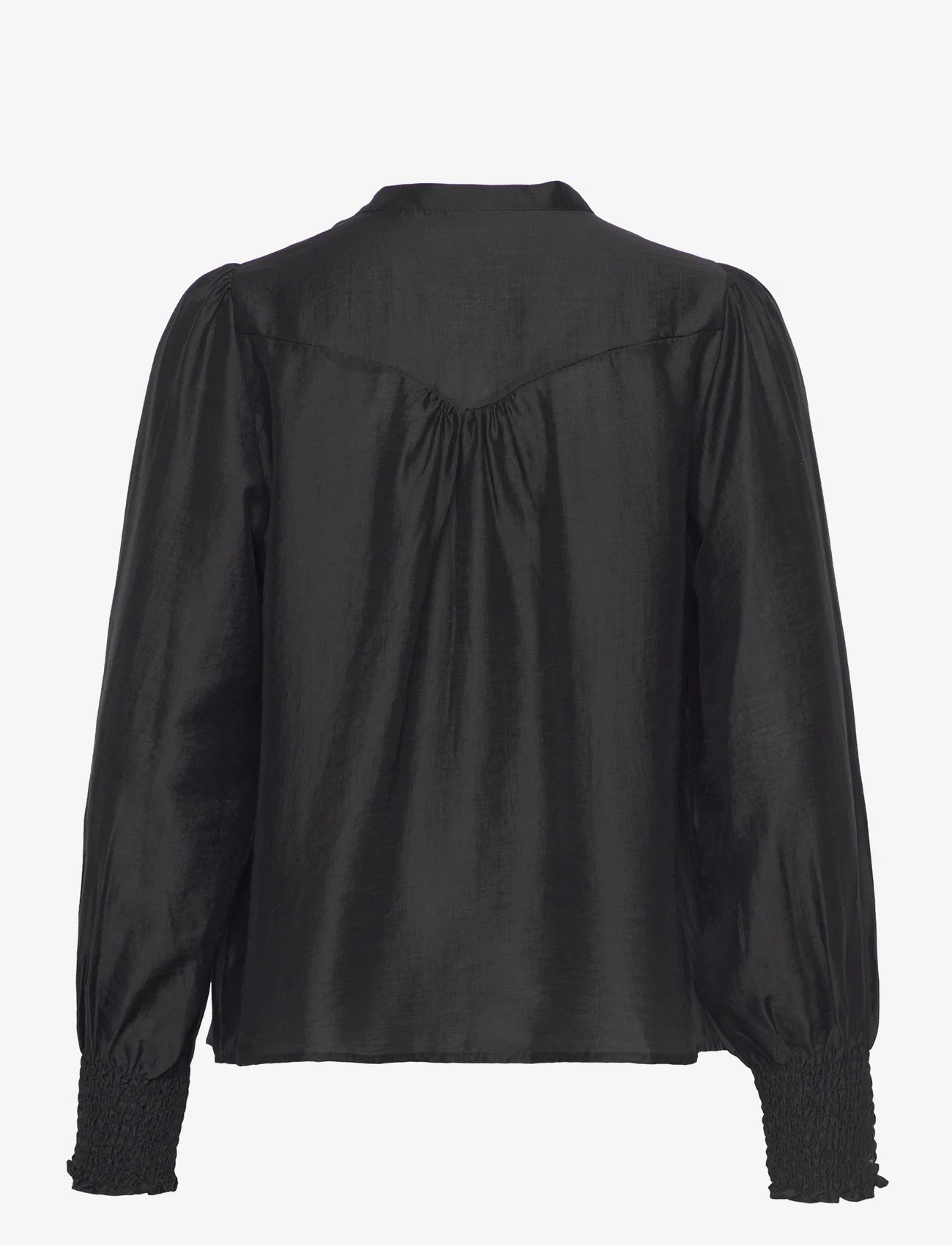 MSCH Copenhagen - MSCHKaliko Romina Shirt - long-sleeved shirts - black - 1