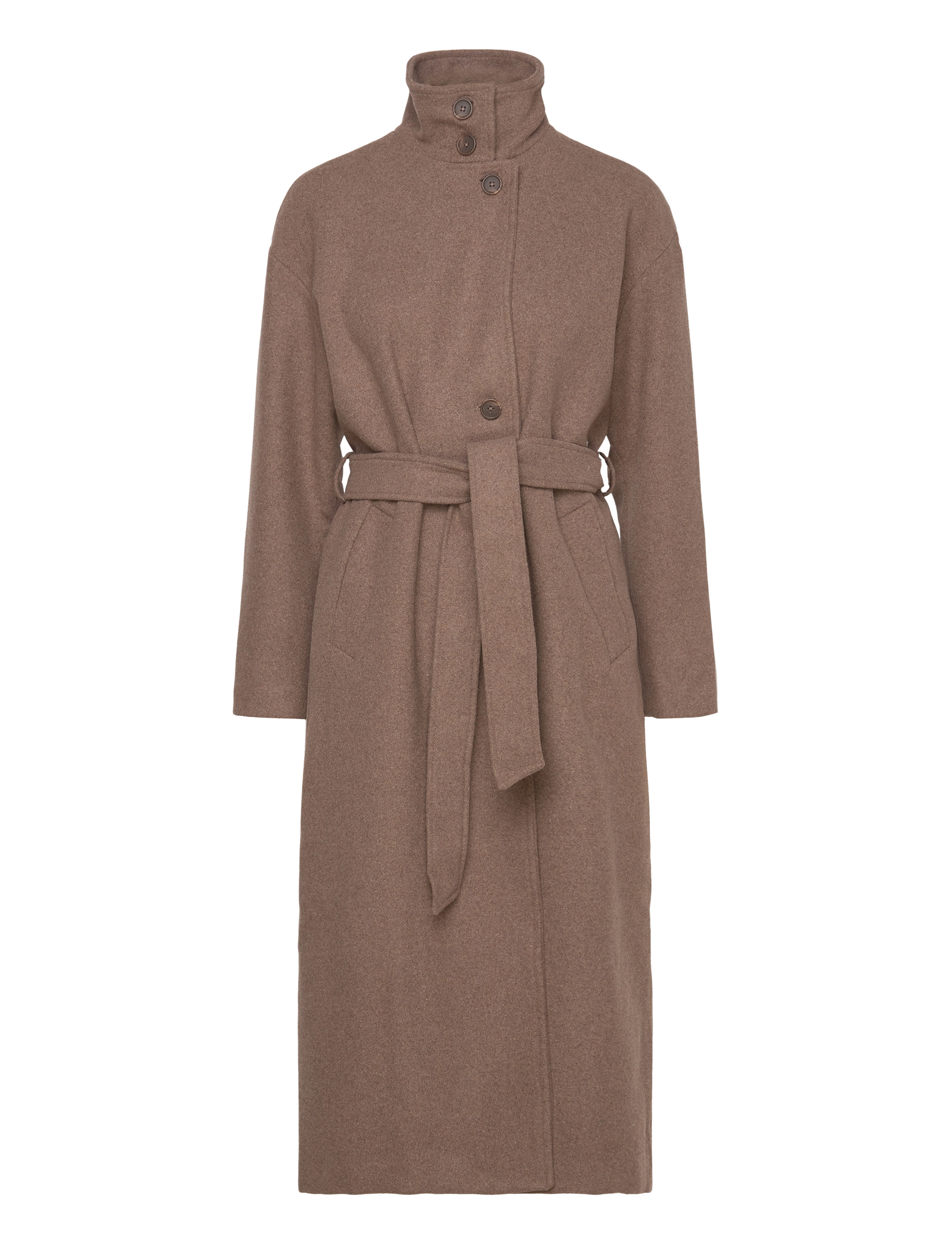 MSCH Copenhagen MSCHKeola Secilia Wool Jacket - Sügisene kokkuhoid - CHOCO CHIP MEL / brown