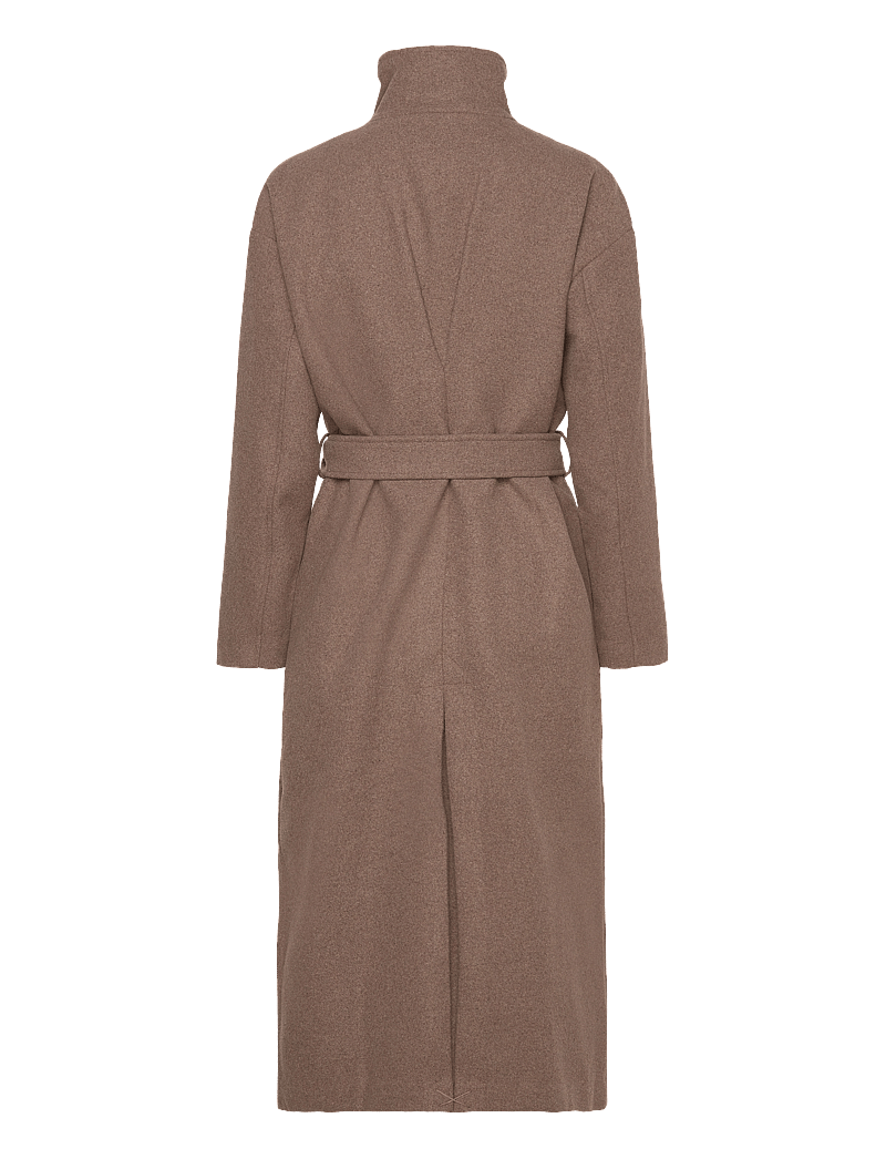 MSCH Copenhagen - MSCHKeola Secilia Wool Jacket - wool coats - choco chip mel - 1