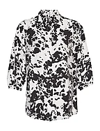 MSCHKaralynn 3/4 Shirt AOP - BLACK ANIMAL