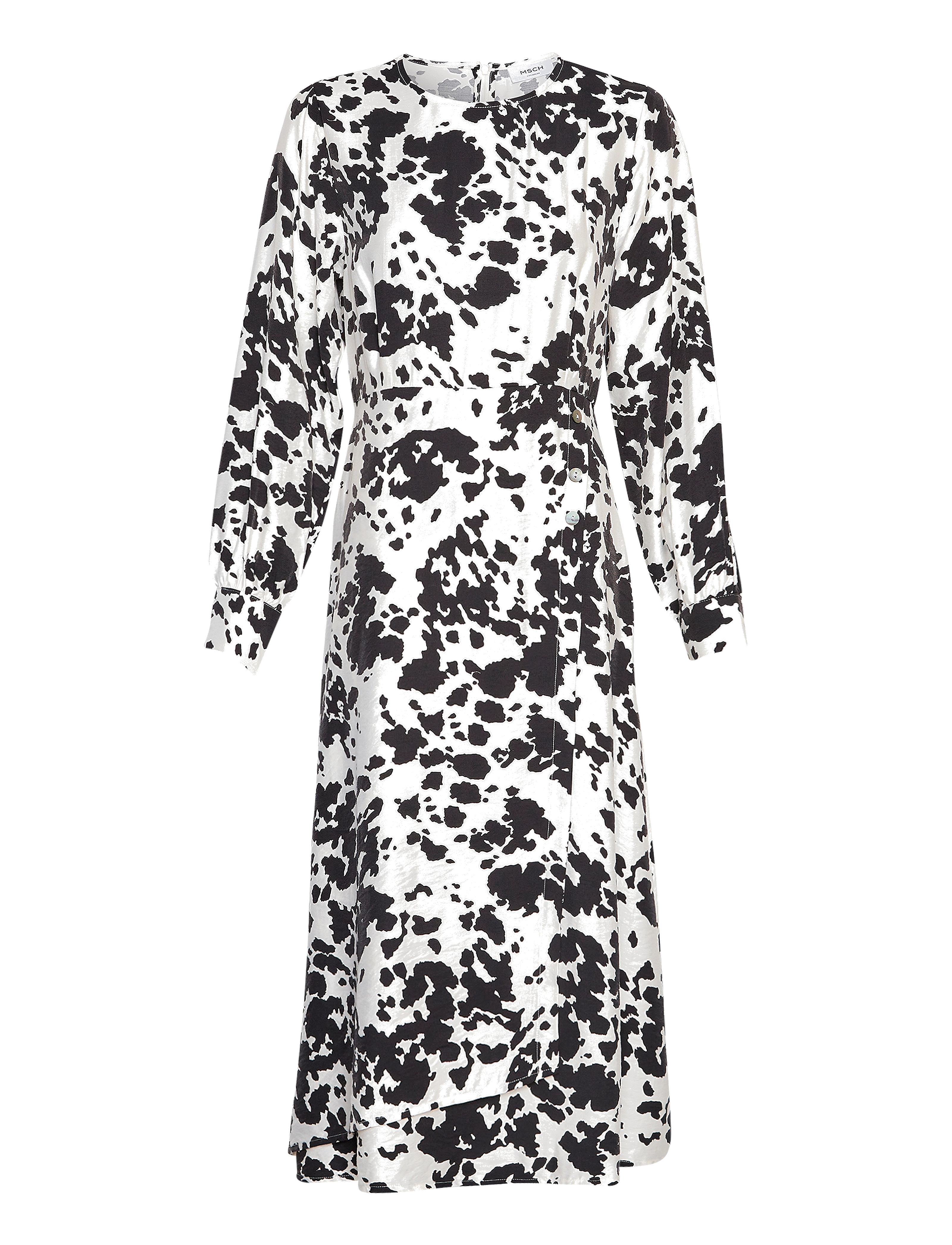 MSCH Copenhagen MSCHKaralynn Dress AOP - Riided - BLACK ANIMAL / black