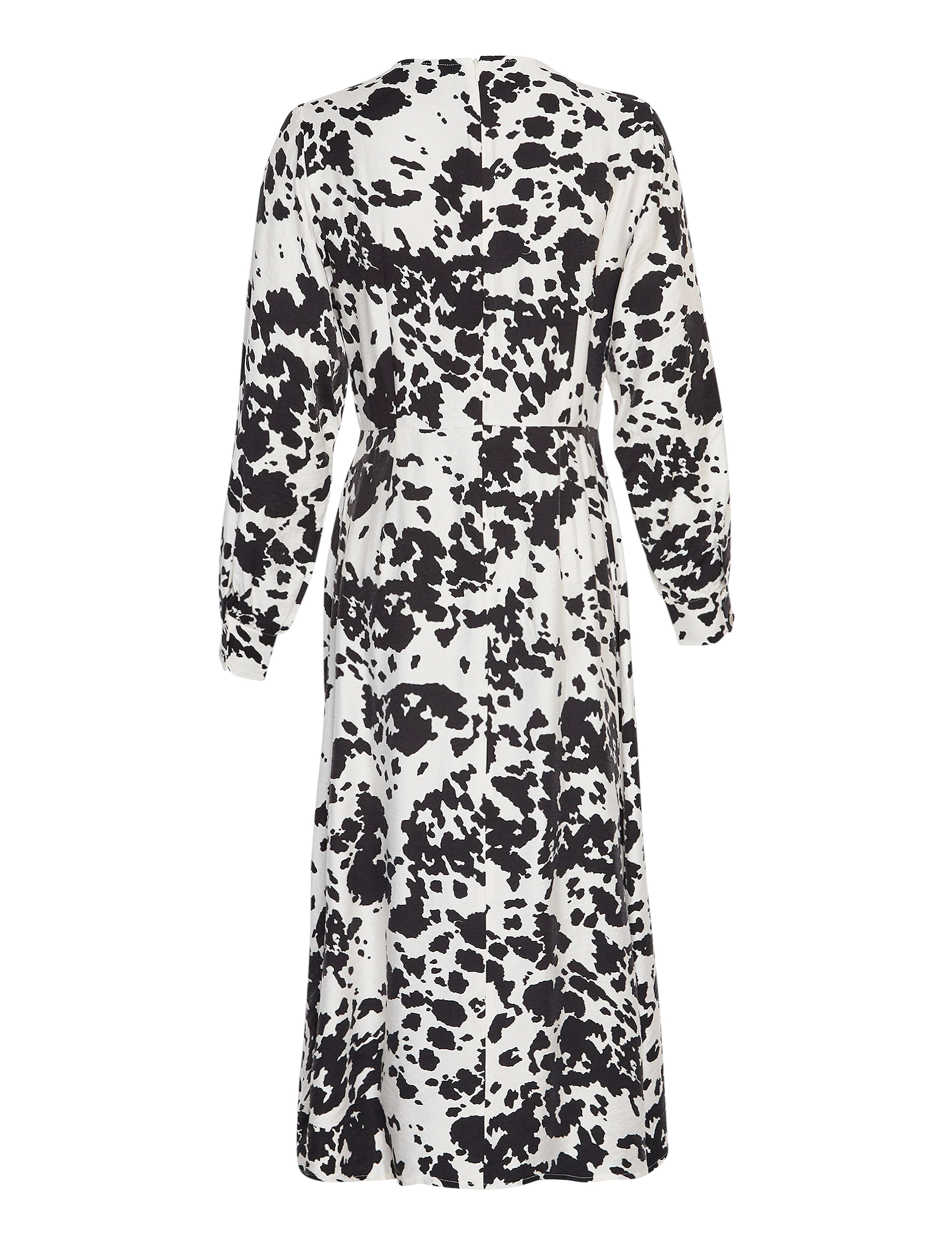 MSCH Copenhagen - MSCHKaralynn Dress AOP - midi kjoler - black animal - 1